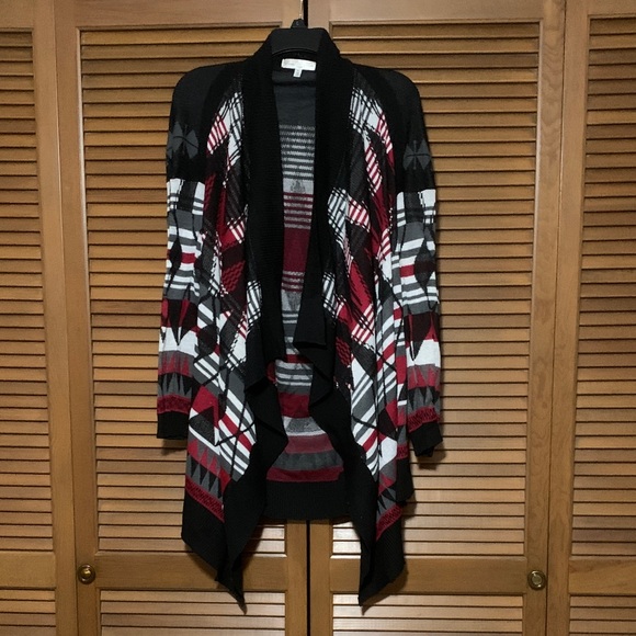 Stem and Vine Comfy Striped Knit Cardigan L - Picture 1 of 4